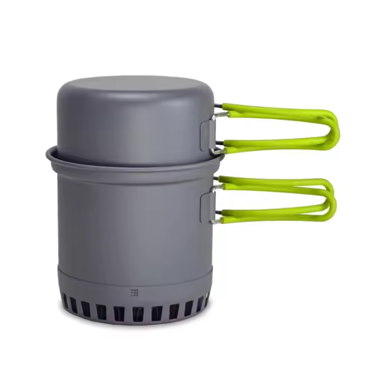 Sistema De Cocina Ultraligero Para Camping Con Olla Platos Utensilios Y Cuchillería Para Exterior - 1