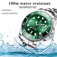 Reloj Mecánico PAGANI DESIGN Para Hombre Cristal De Zafiro Resistente Al Agua Acero Inoxidable Deportivo Lujo Automático Con Calendario Completo Y Luz Nocturna - details 7
