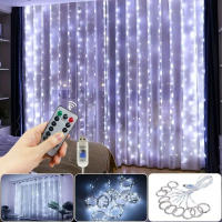 Guirnalda De Luces LED Para Ventana 6x3M/3x3m Con Control Remoto Y Alimentación USB Decoración Navideña Para Casa - details 16