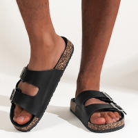 Zapatillas De Hombre Sencillas Y Moda Con Hebilla Talla Plana Multiple Tallas Cómodas Para Exterior Verano PU EVA - details 2
