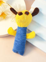 Juguete De Peluche Para Mascotas Pequeñas Forma De Animal Mordedor Resistente Para Perros Juguete De Sonido Para Desviar Energía Y Moler Dientes - details 4