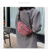 Bolsa De Pecho De Peluche Nueva Para Mujer Bolso Transversal De Otoño E Invierno Estilo Moda Bolsa De Hombro Pequeña - details 21