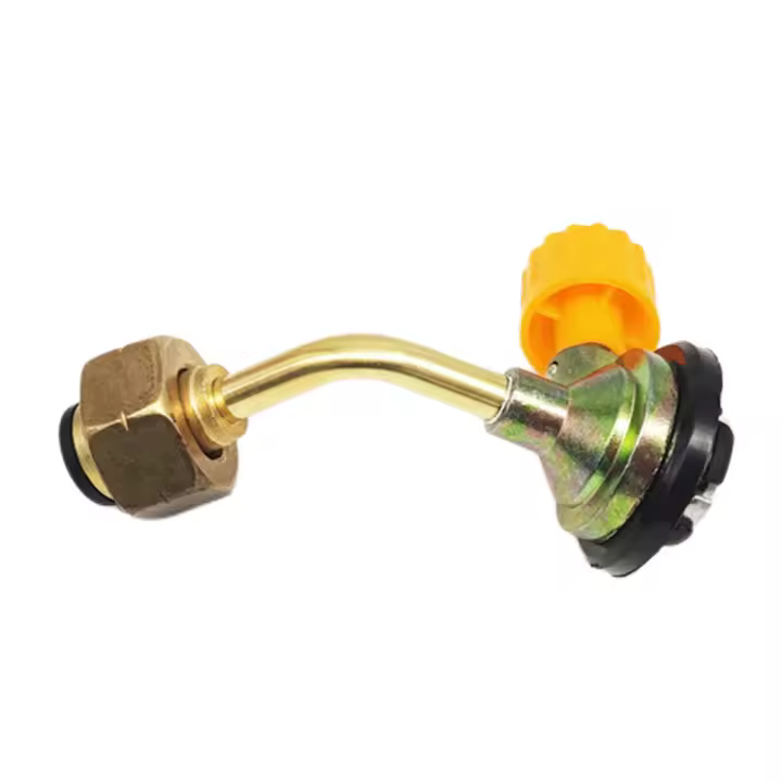 Adaptador De Recarga De Gas Para Tanque De Inflación Conector De Goma Resistente a Fugas Tubo Portátil Para Quemador De Gas - 1