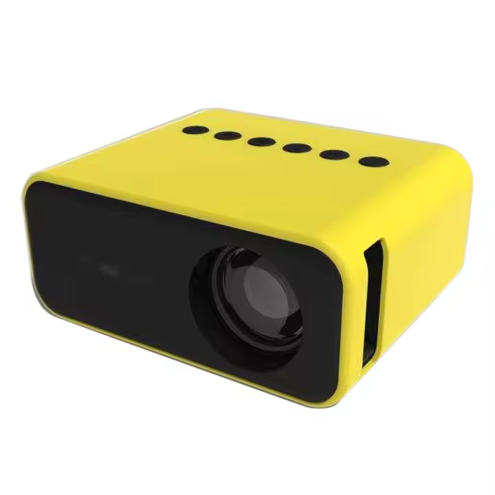 Wireless WIFI mobile phone same screen interconnection home mini portable children's projector - 1