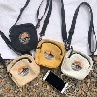 Bolso De Hombro Para Mujer Mini Tamaño Canvas Small Crossbody Bags Con Cierre De Cremallera Bolsa De Teléfono Para Diversas Occasiones - details 10