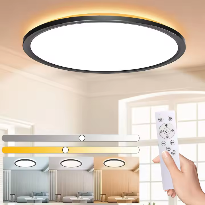 30W 3000lm Dimmable llevó la luz de techo, lámpara del techo con iluminación teledirigida, redonda del techo, luz de techo para el Ro vivo del dormitorio del cuarto de baño - 1