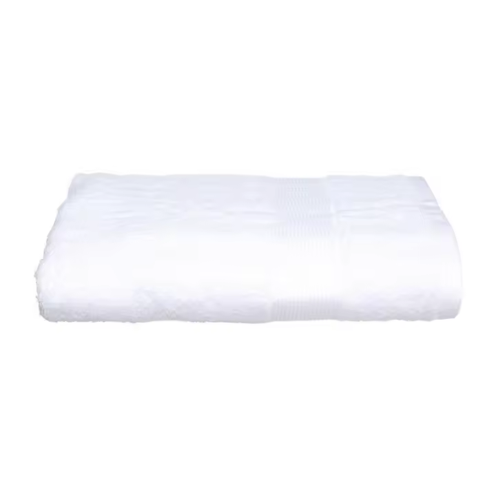 Toalla de Rizo 450g Color Blanco 100x150 - Absorbente y Suave - 1