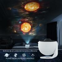 Proyector De Noche Estelar Galaxia Planetas Con 12 Discos De Película Rotación 360° Decoración Para Habitación De Niños Planetario Incluye Luz LED Fuente De Alimentación DC 5V - details 12