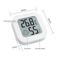 Mini Termómetro Y Higrómetro Digital LCD Para Interior Sensor De Temperatura Y Humedad Estación Meteorológica Para El Hogar Medidor De Clima - details 5