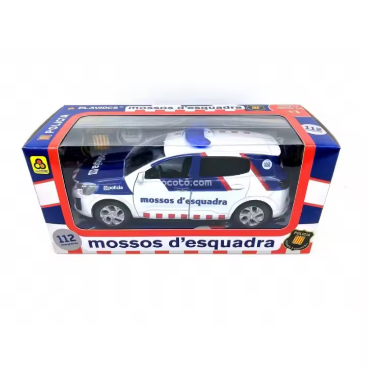 Coche Mossos D'Esquadra Nuevo Metálico - Maqueta de vehíclo en miniatura, metálico, puertas abatibles - Escala 1:35 - xocoto - 1