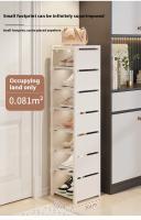 Estante De Zapatos Plegable Multicapa Ahorra Espacio Forma Delgada Para Guardar Zapatillas En Rincón O Puerta Gran Capacidad Soporte Para Zapatos - details 6