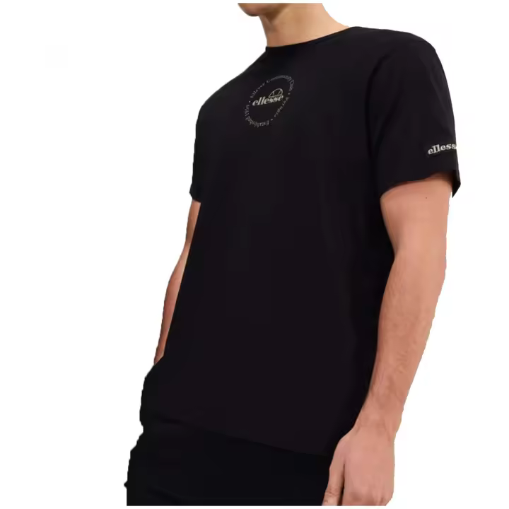 Camiseta de Manga Corta Ellesse Monaco para hombre en color negro - 1