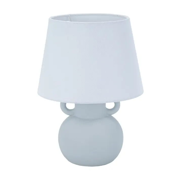 Lámpara de mesa Versa Gris Lino Cerámica 20 x 28 cm - 1
