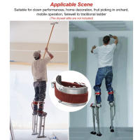 2Pcs Bandas De Pierna Para Escaleras De Tabique Repuestos Para Escaleras De Tabique Para Actuaciones En La Calle Y Mejoras En El Hogar Altos De Pared - details 4