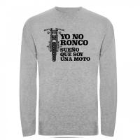 Pijama Hombre Invierno Antracita - Yo No Ronco Sueño que Soy una Moto - details 1