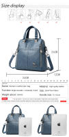 Mochila De Viaje Multifuncional Para Mujer De Cuero De Alta Calidad Bolsa De Hombro Con Capacidad Para Escuela Y Viajes - details 1
