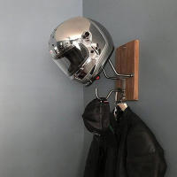 Soporte De Casco De Motocicleta Para Pared Con Gancho De Tela Accesorio De Almacenamiento Para Cascos De Motocicleta Material De Nylon - details 4