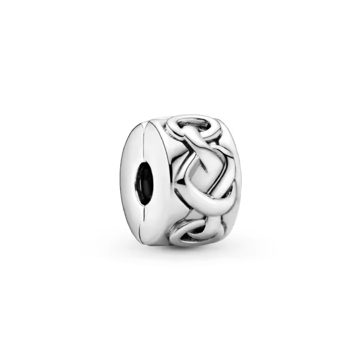 Clip Pandora Corazones Anudados - 1