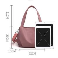 Bolso Bandolera De Nylon De Color Sólido Para Mujer Bolso De Ma Casual Ligero Y Resistente Al Agua Con Asa De Hombro - details 1