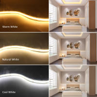 Tira De LED COB Super Brillante Doble Fila 616/624 LEDs/m Flexible Dimmable Luz RA90 Cinta De Iluminación 3000K 4000K 6500K DC12V 24V Para Sala De Estar - details 4