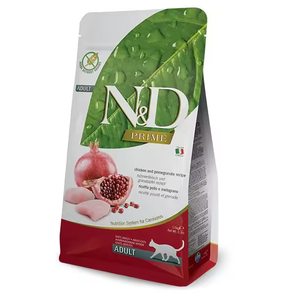 FARMINA N&D CAT PRIME POLLO 300GR / Alimento completo para gatos adultos - 1