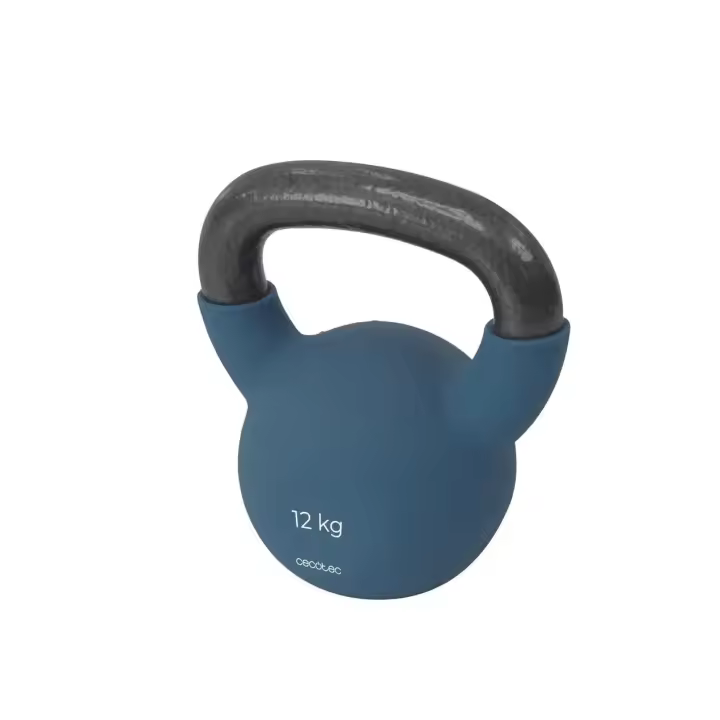 CECOTEC 07205 Kettlebell 12kg Neopreno: Tonifica y Entrena con Comodidad y Durabilidad - 1