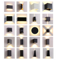 Lámpara De Pared Moderna TRAZOS IP65 Impermeable Para Exterior Y Dormitorio Iluminación Circular Y Cuadrada Decorativa Con Luz LED Para Jardín Porche Cocina Comedor Estudio Baño - details 1