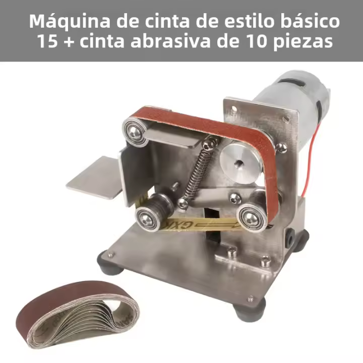 Mini Sándwich Eléctrico 110V/220V Polísmica Multifuncional Para Pulir Y Amolar Cuchillas Con 10PCS De Cinta Para Fijar Borde Fino Para DIY En El Hogar - 1