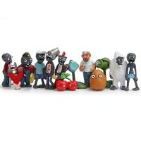 40pcs Juguetes Figuras De Acción Plants Vs Zombies PVZ Sololilla Peashooter Cactus Nut Hat Zombies PVC Modelo Para Niños Regalos - details 4