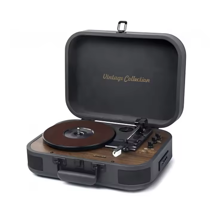 MUSE MT-207DGB Black / Tocadiscos con altavoces - 1