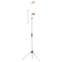 vidaXL Ducha de jardín con trípode aluminio 221 cm - details 1