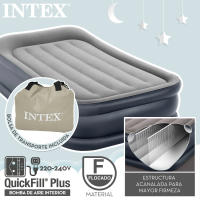 Colorbaby Cama de aire dura Beam Basic Deluxe Twin 99 x 191 x 42 cm con hinchador eléctrico - details 3