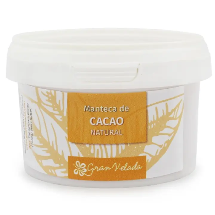 Manteca de cacao natural, primera prensa en frío. Manteca virgen sin refinar para cuidado de la piel. Nutritiva y rica en antioxidantes. Ideal para cremas, bálsamos y jabones. - 1