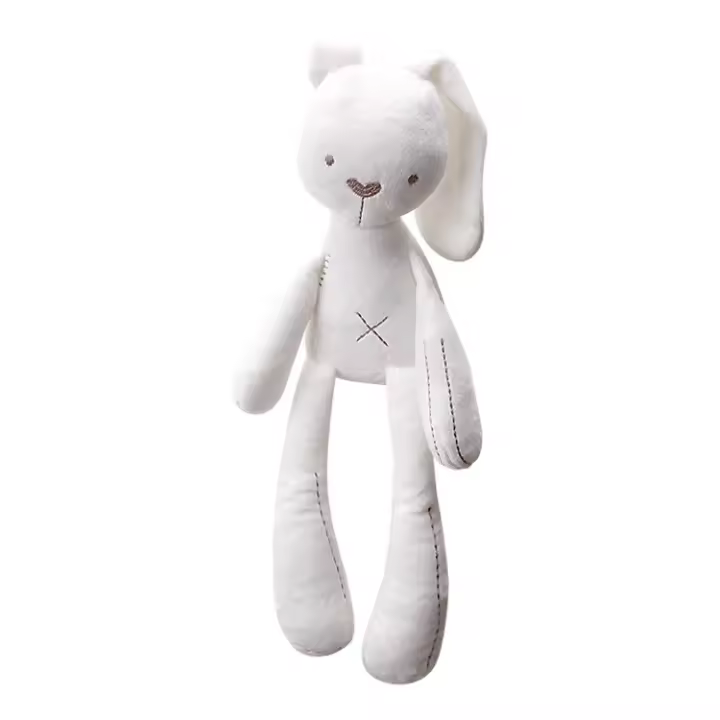 Lindo muñeco de conejo de peluche de patas largas, juguete para bebé Suri del mismo estilo, muñeca para dormir relajante para bebé - 1