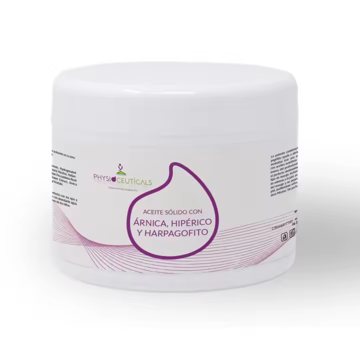 PHYSIOCEUTICALS Aceite Sólido para Masajes 500 Ml - Alivio Rápido de Golpes y Contusiones - 1