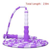 Cuerda De Saltar Ajustable De 2.8m Con Juego De Bambú Y PVC Suave Para Niños Equipo Deportivo Para Perder Peso No Se Enreda Fácilmente - details 2