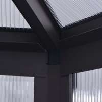 vidaXL Invernadero de aluminio 240x211x232 cm - details 5