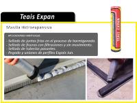 Masilla hidroexpansiva Teais Expan para sellado estanco de juntas frías - details 0