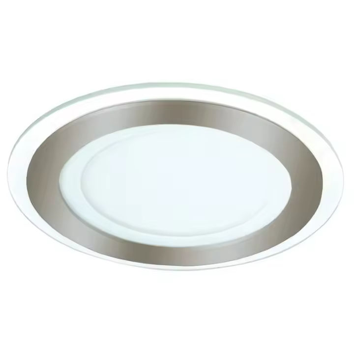 CRISTAL RECORD Downlight LED 6W 3000K KAIRO REDONDO NIQUEL CRISTALRECORD 02-068-06-002 - Eficiente Energéticamente - 1