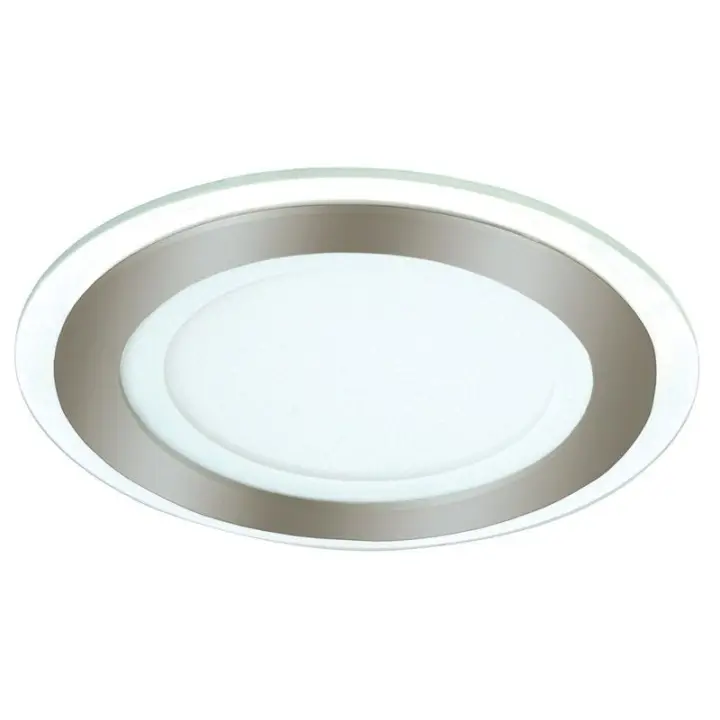 CRISTAL RECORD Downlight LED 6W 3000K KAIRO REDONDO NIQUEL CRISTALRECORD 02-068-06-002 - Eficiente Energéticamente - 1