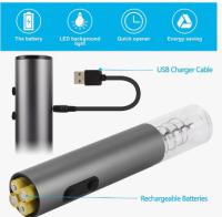 Sacacorcos Eléctrico recargable, abridor de botellas de regalo con Automático Caja, cortador de papel de Aluminio, aireador de vino, Tapon de vino - details 1