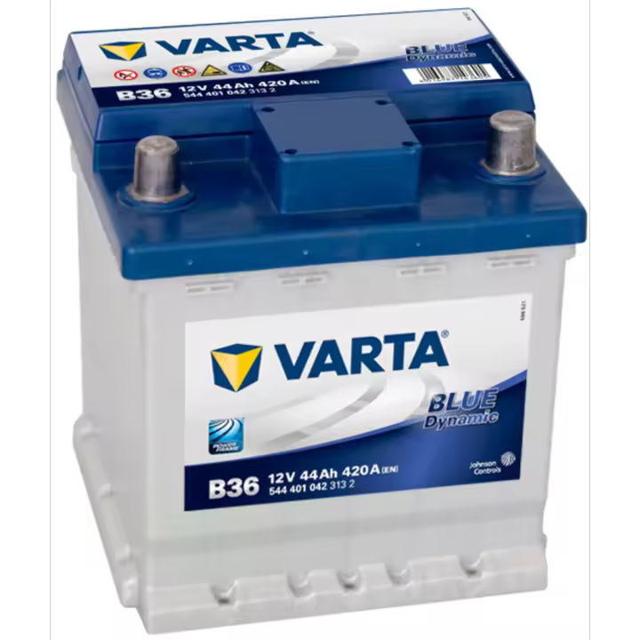 Batería de coche Varta B36 Blue Dynamic. 12V - 44Ah/420A (EN) 544 401 042 313 2 Caja L0 - 1