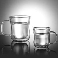 Taza De Cerveza Y Café De Vidrio Doble Muralla Resistente Al Calor Conjunto De Tazas De Whiskey Y Té Ecológico Transparente Para El Hogar - details 9