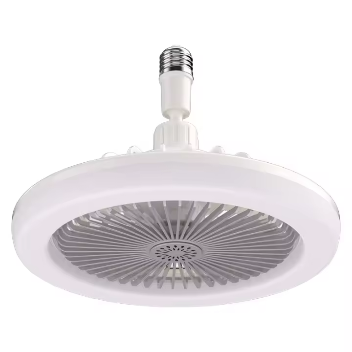 Ventilador de techo con Luz LED regulable 30W, lámpara E27 y Mando a Distancia, 3 velocidades, ventilation de Dormitory Modern Y Silencioso - 1