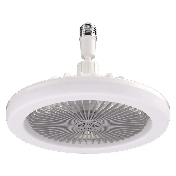 Ventilador de techo con Luz LED regulable 30W, lámpara E27 y Mando a Distancia, 3 velocidades, ventilation de Dormitory Modern Y Silencioso - 1