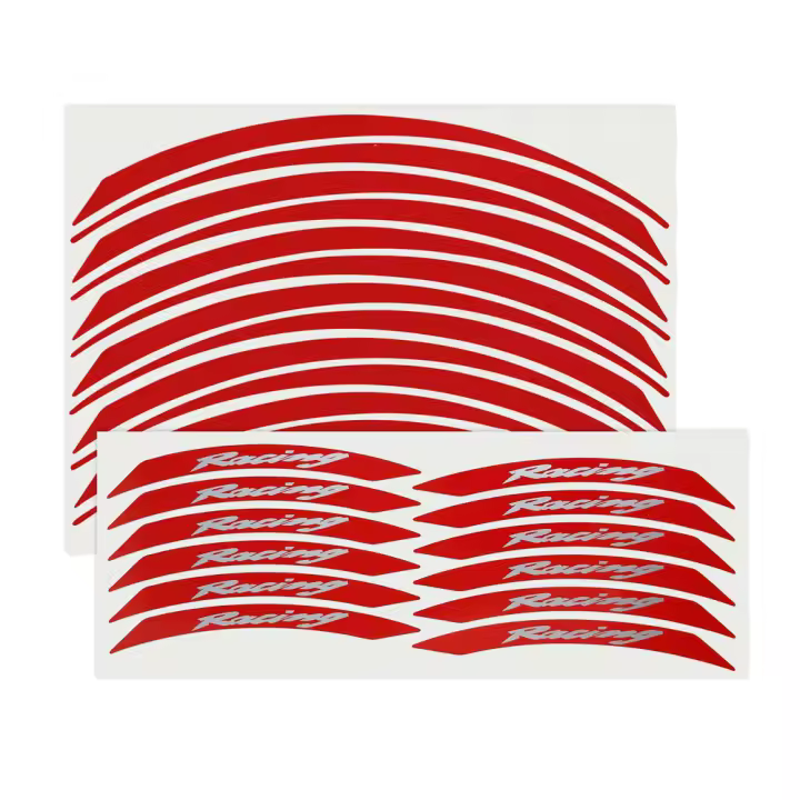 Llanta DE LA RUEDA neumáticos de goma para motocicleta Círculo Kit Component Red Racing - 1