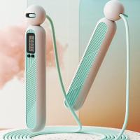 Cuerda de saltar con conteo digital inalámbrica/longitud ajustable para entrenamientos de fitness Cuerda de saltar inalámbrica para fitness - details 3