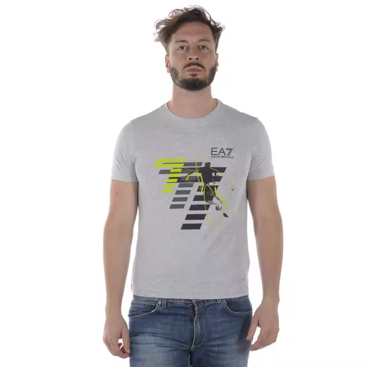 Emporio Armani EA7 Camiseta Algodón Hombre Gris 3 ZPT48PJM9Z 3904 - 1