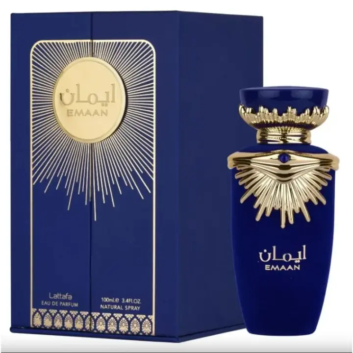 Emaan Perfume Árabes - Eau de Parfum 100ml Duradero y Sofisticado - Lattafa - 1