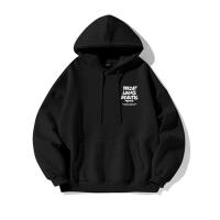 Sudadera De Capucha Cómoda Para Hombre Estilo Callejero Casual Y2K Hip Hop Algodón Largo De Manga Sudadera De Moda 2024 - details 3